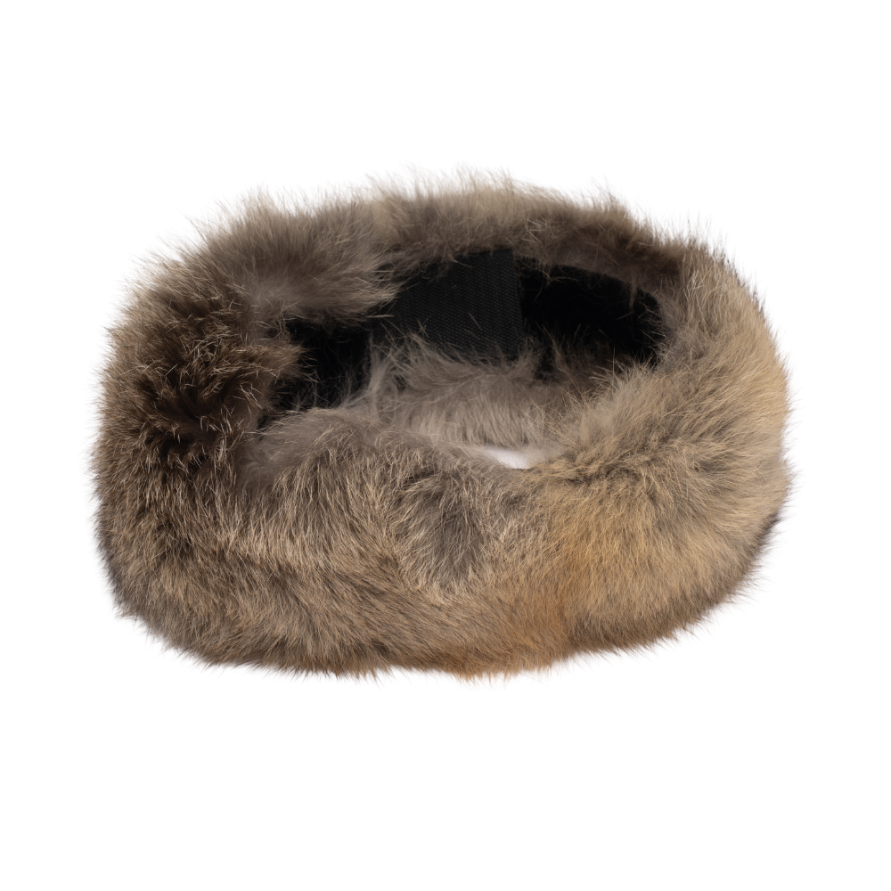 Natural fox fur headband – Lusso Leather display picture 3