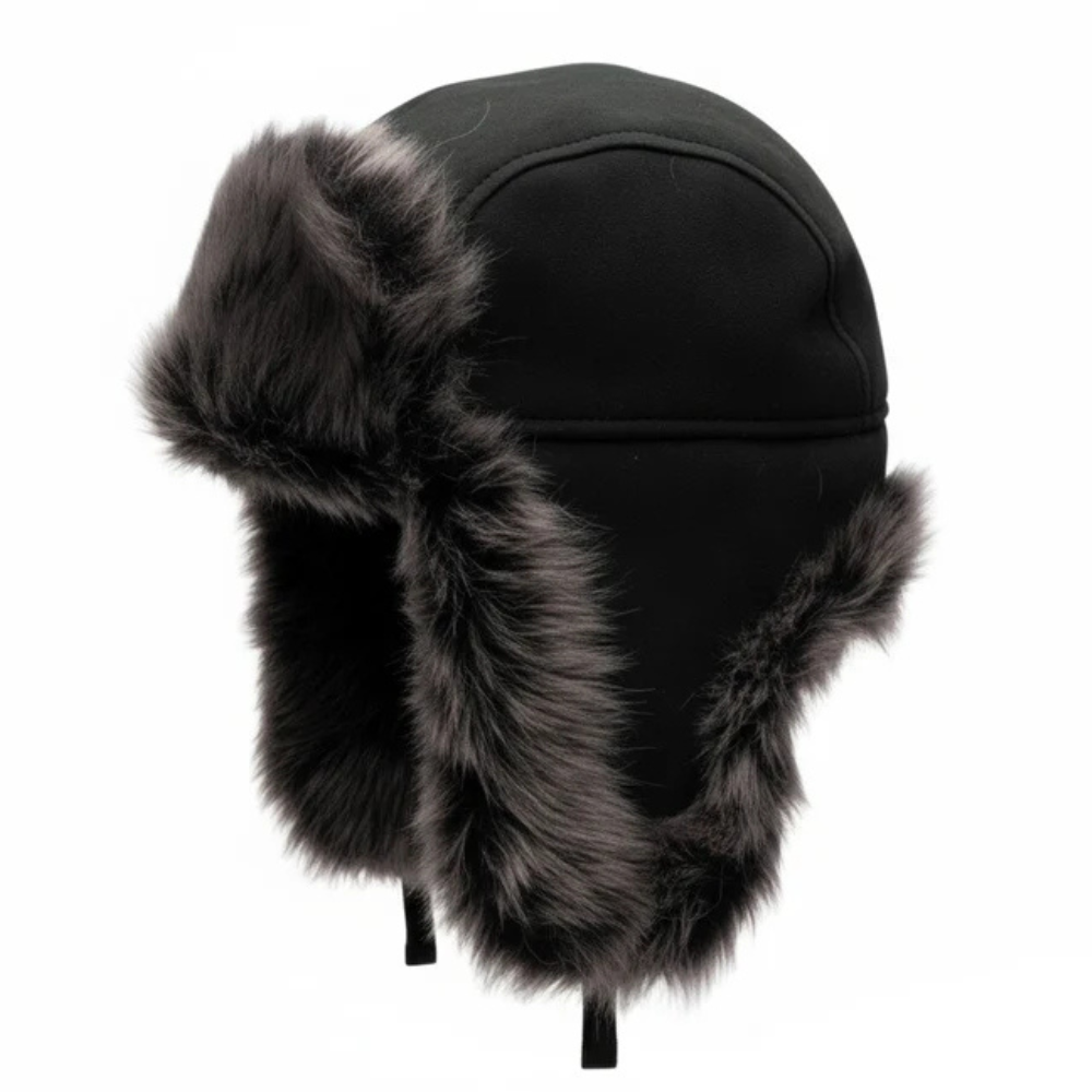 Toscana shearling trapper hat – Lusso Leather display picture 3