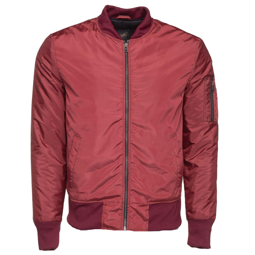 Maroon hotsell flight jacket