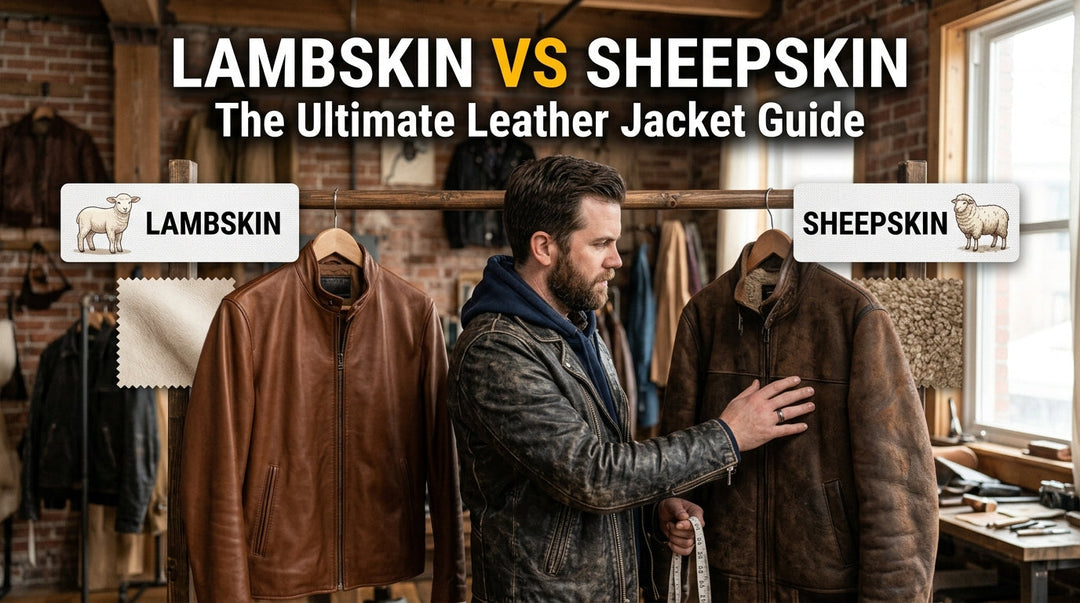Lambskin vs Sheepskin Leather Jacket