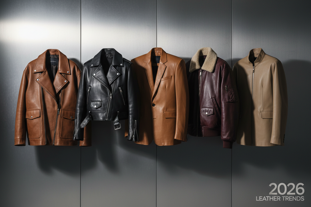 The Biggest Leather Jacket Trends of the Year