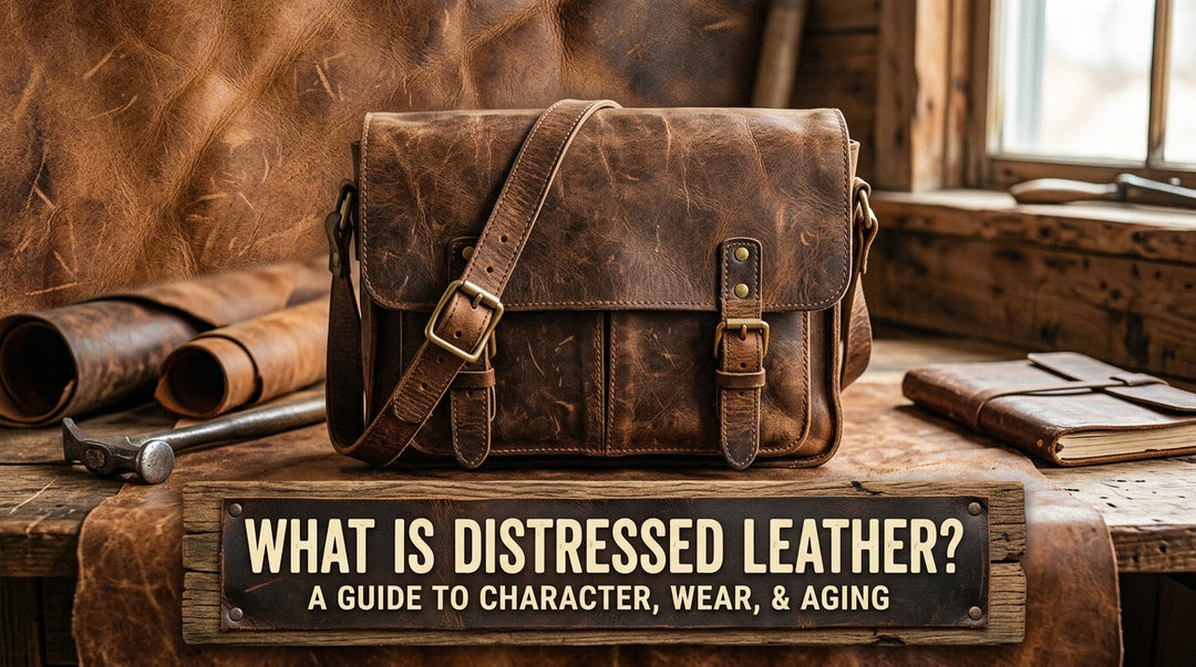 What Is Distressed Leather?
