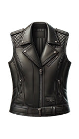 Women's Leather Vest