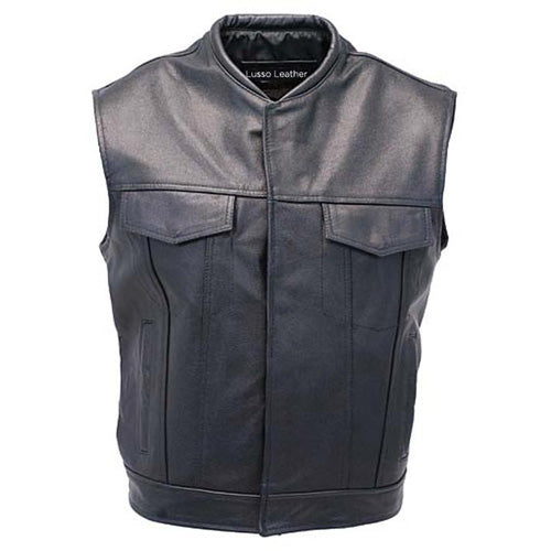 Buy Custom Motorcycle Handmade Leather Vests for Men & Women's – Lusso ...