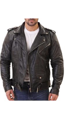 Mens Leather Biker Jackets