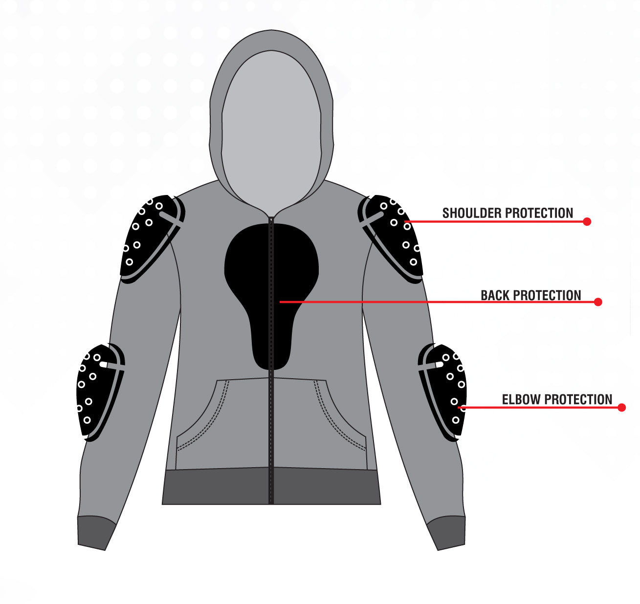 kevlar motorcycle hoodie