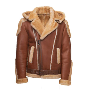 Men's Brown Fur Shearling Jackets