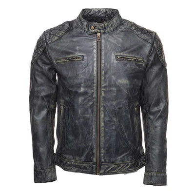 Gray Cafe Racer jacket 