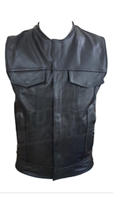 leather vest men