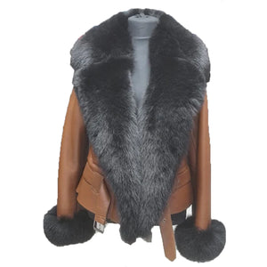 Men's Tan Fur Shearling Coats