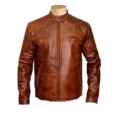 Mens Tan Winter Jacket 