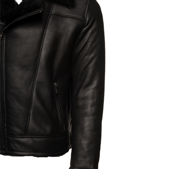 Cater's Toscana Shearling Biker Jacket