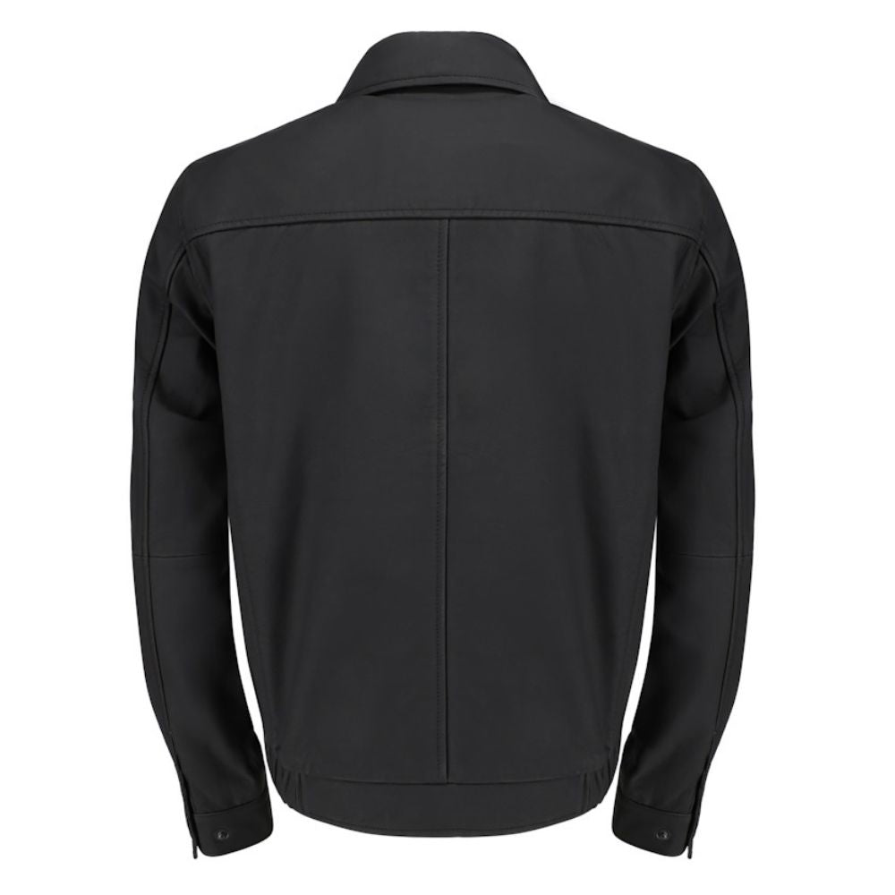 Blaze matte black classic leather jacket