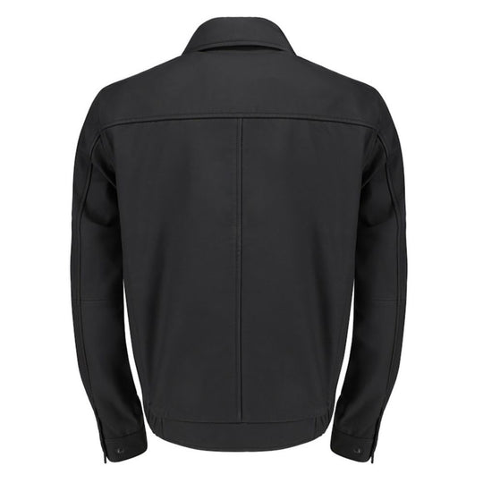 Blaze matte black classic leather jacket