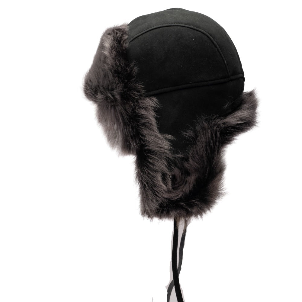 Toscana shearling trapper hat