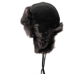 Toscana shearling trapper hat