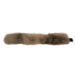 Natural fox fur headband
