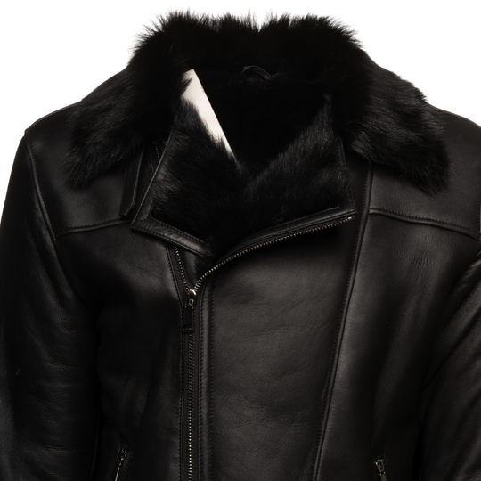 Cater's Toscana Shearling Biker Jacket