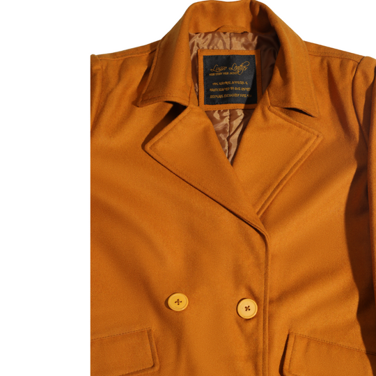 Avenna women's Tan wool overcoat