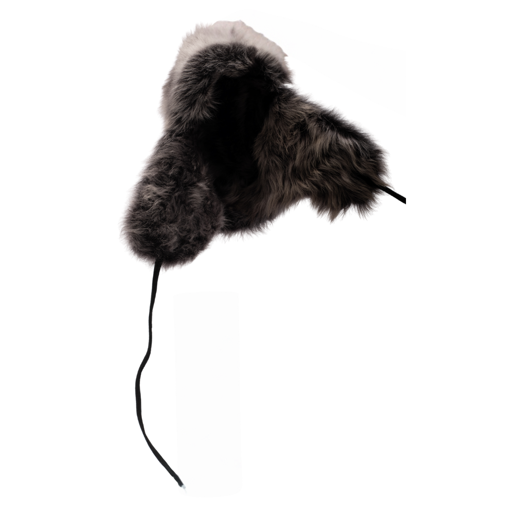 Toscana shearling trapper hat