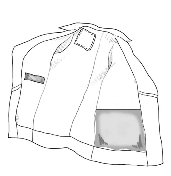 Add Large Internal Pouch (Gloves, Tablet, etc.)