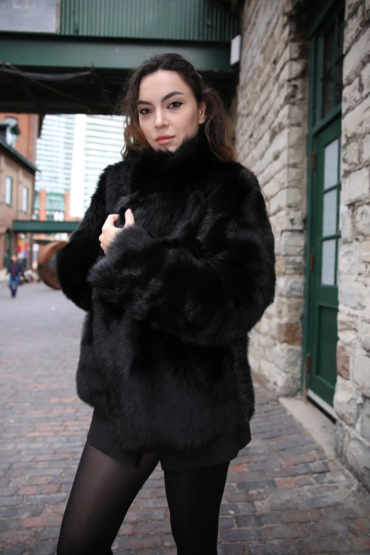 Lumi reversible toscana shearling jacket