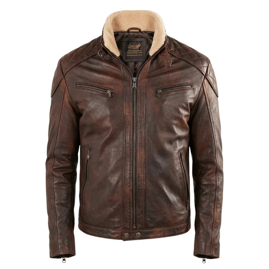 Desert leather jacket