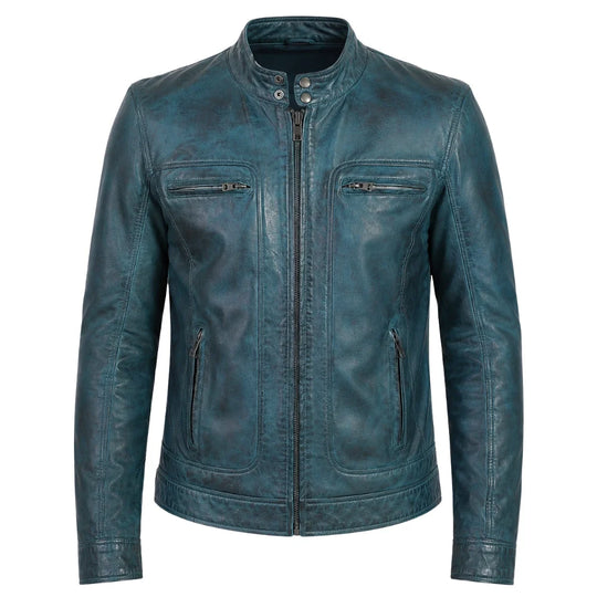 Sapphire Denton's Distressed Leather Jacket