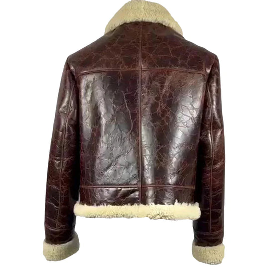 Wayne Nash Brown vintage oxblood B3 Bomber Jacket