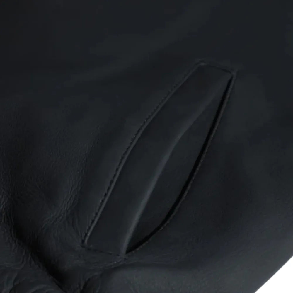 Colt matte black ribbed bomber jacket