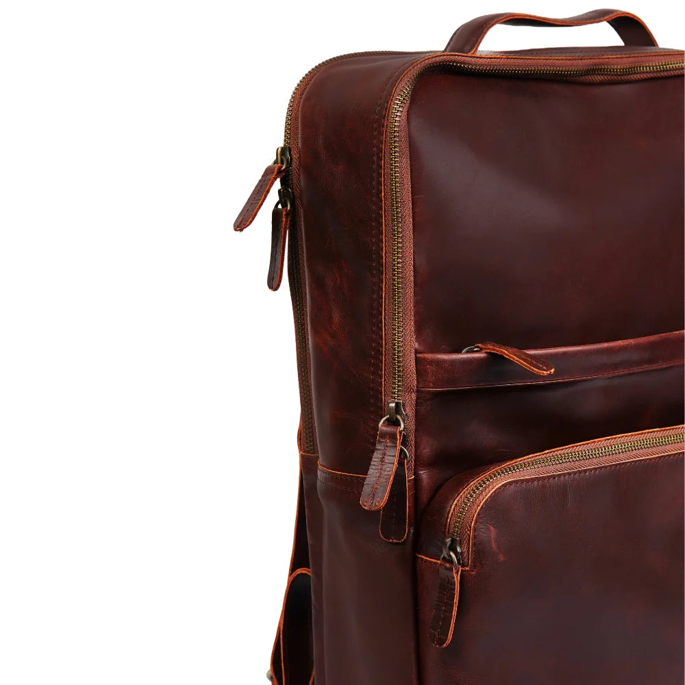 Winston Classic Brown Laptop Backpack