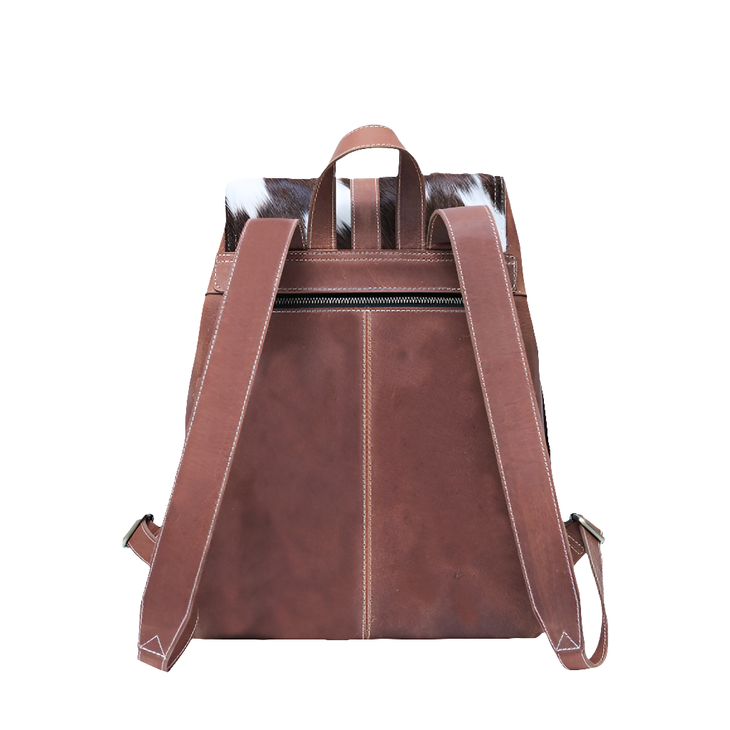 Rustic Hide Carryall backpack