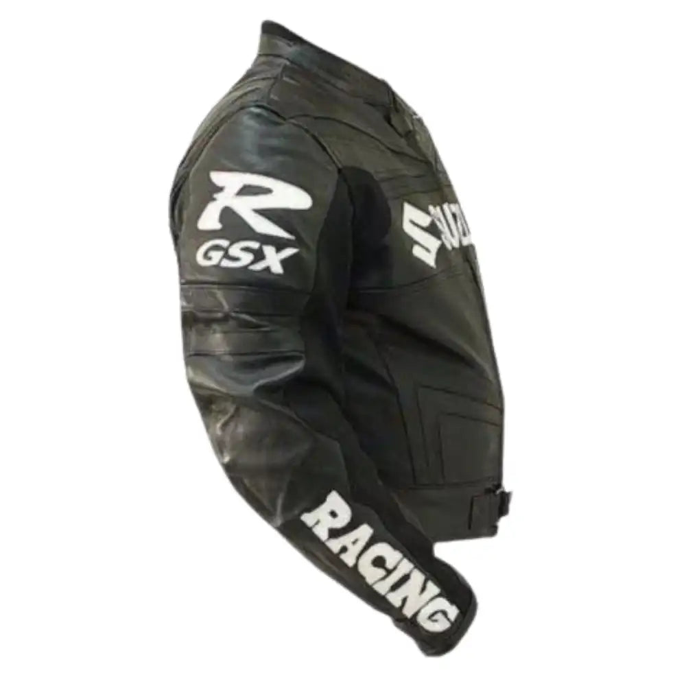 Detailed shot of the integrated shoulder and elbow armor inserts, featuring reinforced double-stitching for enhanced abrasion resistance.