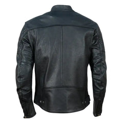 Back view of the Speedster jacket showing the tapered waist and the continuation of the diamond-quilted pattern across the upper yoke.