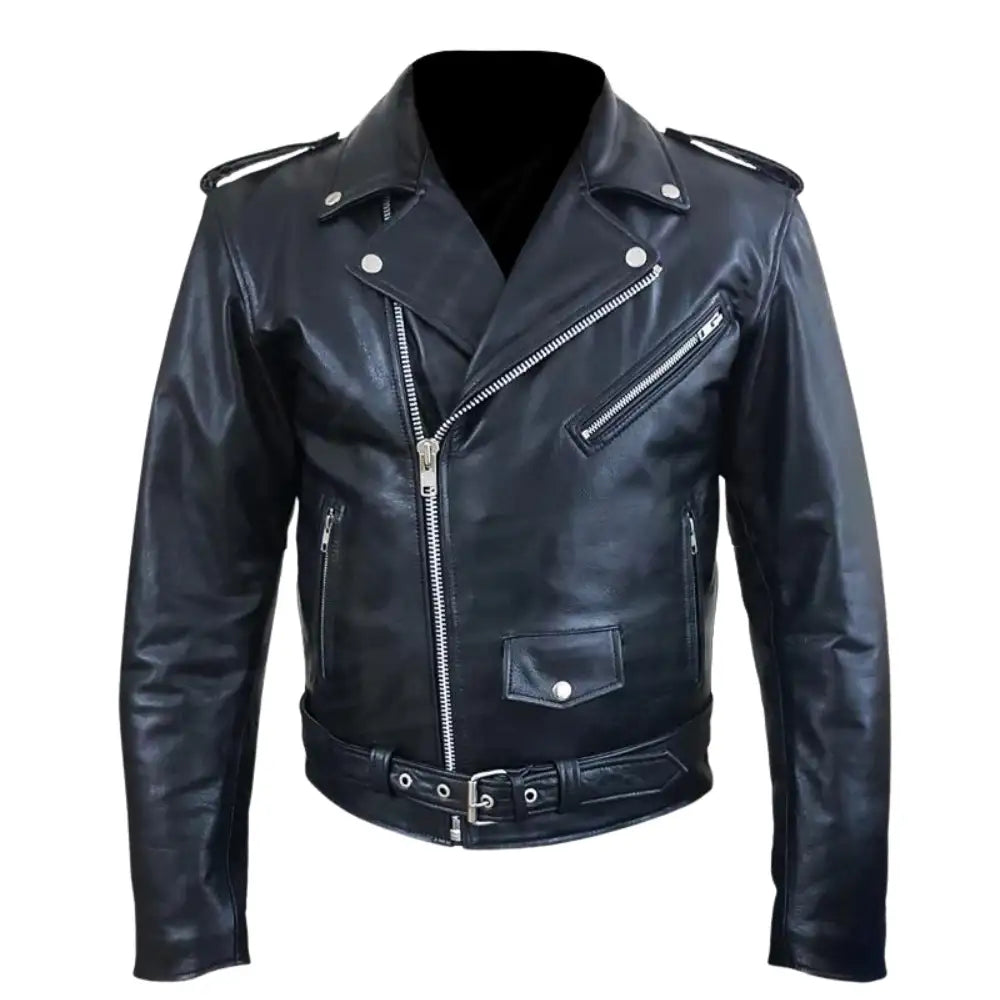Lusso Leather Perfect Biker Style Heavy Leather Jacket
