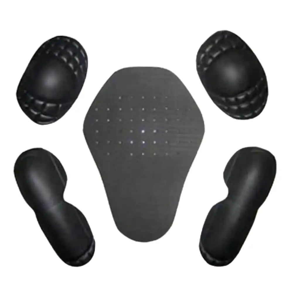 Close-up shot of the high-quality removeable padding of the Honda jacket.