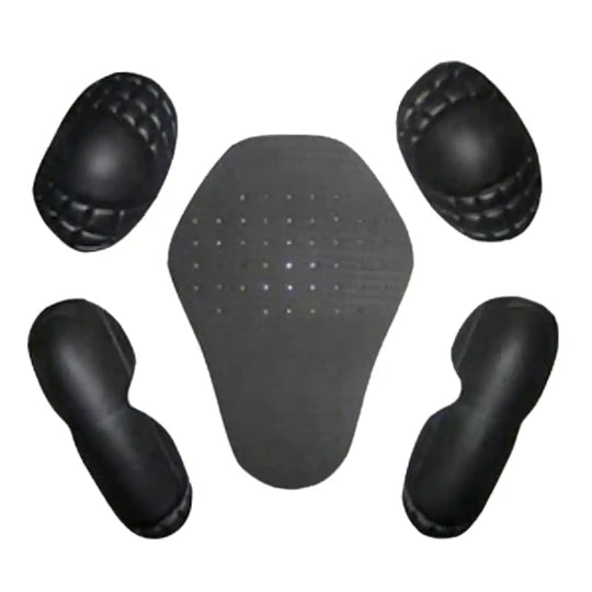 Close-up shot of the high-quality removeable padding of the Honda jacket.