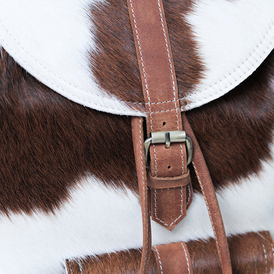 Rustic Hide Carryall backpack