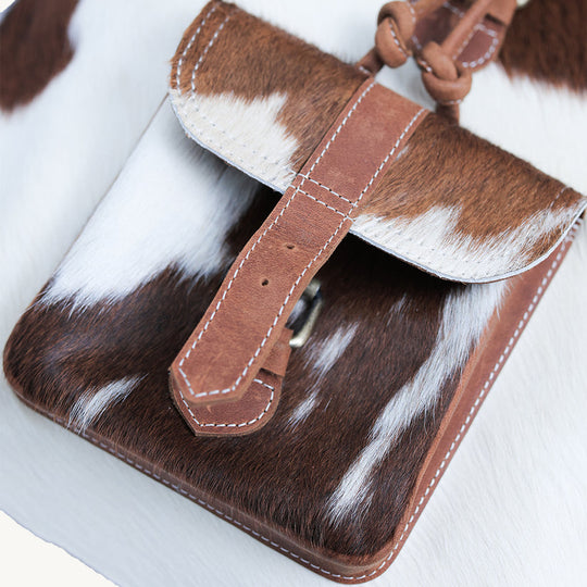 Rustic Hide Carryall backpack