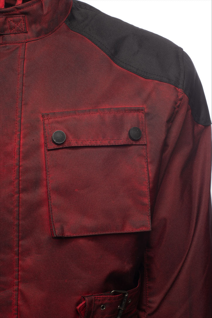Antique red m65 windbreaker field jacket – Lusso Leather