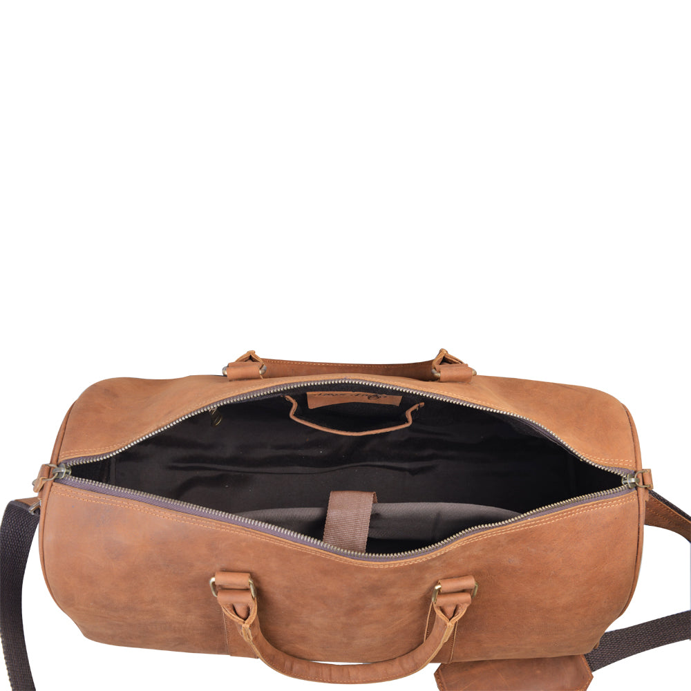 Kane's Gym/ Day trip Small Leather Duffel Bag – Lusso Leather